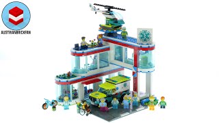 YouTube Thumbnail LEGO City 60330 Hospital - LEGO Speed Build Review