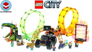 YouTube Thumbnail LEGO City 60339 Double Loop Stunt Arena Speed Build