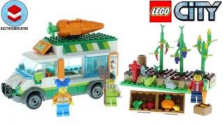 YouTube Thumbnail LEGO City 60345 Farmers Market Van Speed Build