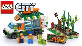 YouTube Thumbnail LEGO City 60345 Farmers Market Van - Speed Build Review