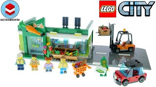YouTube Thumbnail LEGO City 60347 Grocery Store Speed Build