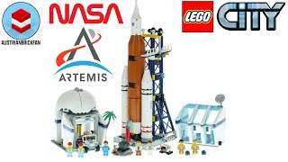 YouTube Thumbnail LEGO City 60351 Rocket Launch Center Speed Build - AustrianBrickFan