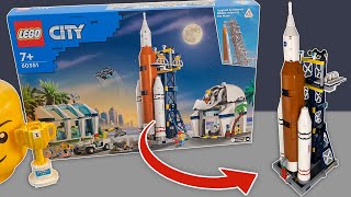 YouTube Thumbnail LEGO City Space Rocket Launch Center 60351 Speed Build, Review