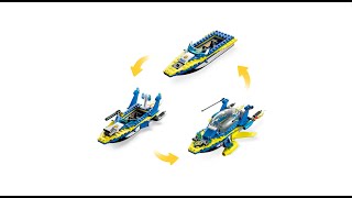 YouTube Thumbnail LEGO CITY 60355 Water Police Detective Missions - Speed Build