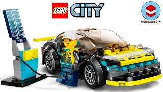 YouTube Thumbnail LEGO City 60383 Electric Sports Car - LEGO Speed Build Review