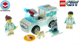 YouTube Thumbnail LEGO City 60382 Vet Van Rescue - LEGO Speed Build Review