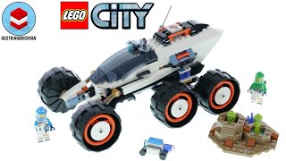 YouTube Thumbnail LEGO City 60431 Space Explorer Rover and Alien Life – LEGO Speed Build Review