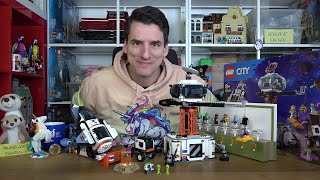 YouTube Thumbnail Wenig Sticker und richtige Gebäude! Nur der Preis verrät LEGO® City - 60434 Raumbasis mit Rampe