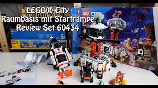YouTube Thumbnail Review LEGO Raumbasis mit Startrampe (City Space Set 60434)