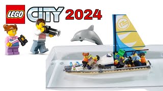 YouTube Thumbnail LEGO 60438 City Sailboat Speed Build [Unedited] Review