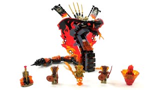 YouTube Thumbnail 2019 LEGO Ninjago Set 70674 - Feuerschlange / Review deutsch