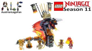 YouTube Thumbnail Lego Ninjago 70674 Fire Fang Speed Build