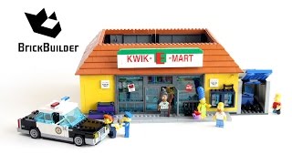 YouTube Thumbnail Lego Simpsons 71016 The Kwik-E-Mart - Lego Speed Build