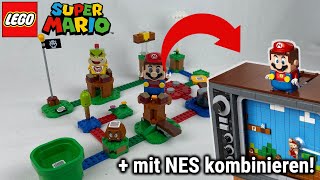 YouTube Thumbnail Ein LEGO Set ohne Anleitungsheft... | Super Mario Starter Set 71360 Review + mit NES verbinden!