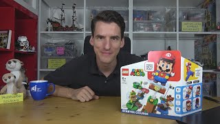 YouTube Thumbnail Rätseln mit dem Helden: Was soll dieses Set? LEGO® Super Mario 71360 Starter Course