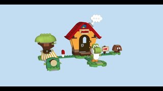 YouTube Thumbnail LEGO Instructions For Super Mario Mario&#39;s House and Yoshi Expansion Set 71367
