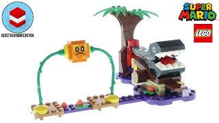 YouTube Thumbnail Lego Super Mario 71381 Chain Chomp Jungle Encounter Expansion Set - Lego Speed Build Review