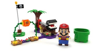 YouTube Thumbnail LEGO Super Mario  71381 - Begegnung mit dem Kettenhund / Review deutsch