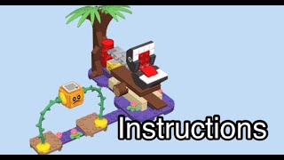 YouTube Thumbnail LEGO Super Mario Chain Chomp Jungle Encounter Set Instructions! Set 71381