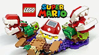 YouTube Thumbnail LEGO Super Mario Piranha Plant Puzzling Challenge review! 2021 set 71382!