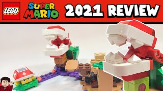 YouTube Thumbnail LEGO Super Mario Piranha Plant Puzzle Challenge (71382) - 2021 Set Review