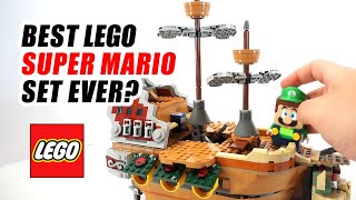 YouTube Thumbnail REVIEW: LEGO Super Mario Bowser&#39;s Airship Set 71391!