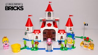 YouTube Thumbnail Lego Super Mario 71408 Peach’s Castle Speed Build