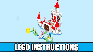 YouTube Thumbnail LEGO Instructions | Super Mario | 71408 | Princess Peach&#39;s Castle Expansion Set