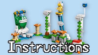 YouTube Thumbnail LEGO Mario: Big Spike’s Cloudtop Challenge set Instructions | Set 71409