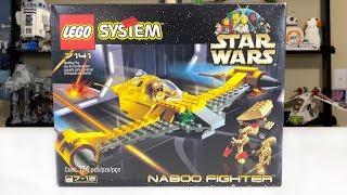 YouTube Thumbnail LEGO Star Wars 7141 Naboo Fighter 1999 Set Review!