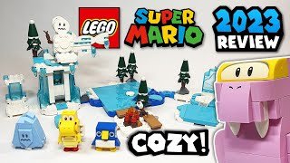 YouTube Thumbnail LEGO Super Mario Fliprus Snow Adventure (71417) - EARLY 2023 Set Review