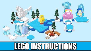 YouTube Thumbnail LEGO Instructions | Super Mario | 71417 | Fliprus Snow Adventure