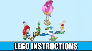 YouTube Thumbnail LEGO Instructions | Super Mario | 71419 | Peach&#39;s Garden Balloon Ride