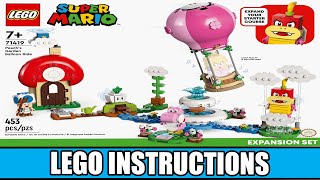 YouTube Thumbnail LEGO Instructions | Super Mario | 71419 | Peach&#39;s Garden Balloon Ride