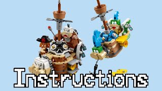 YouTube Thumbnail LEGO Mario: Larry&#39;s and Morton’s Airships Instructions! | Set 71427