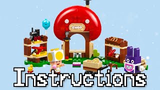 YouTube Thumbnail LEGO Mario: Nabbit at Toad&#39;s Shop Set Instructions! 71429