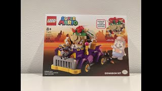 YouTube Thumbnail Lego 71431 Bowser&#39;s Muscle Car EARLY SET Review 2024