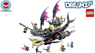 YouTube Thumbnail LEGO DREAMZzz 71469 Nightmare Shark Ship - LEGO Speed Build Review