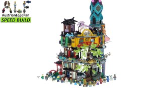 YouTube Thumbnail LEGO Ninjago 71741 Ninjago City Gardens - Lego Speed Build Review