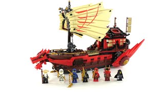 YouTube Thumbnail LEGO Ninjago Legacy Set 71705 - Ninja-Flugsegler aus 2020 / Review deutsch