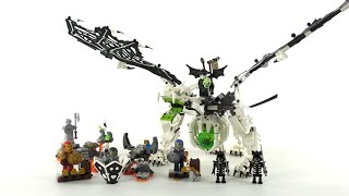 YouTube Thumbnail LEGO Ninjago Set 71721 - Drache des Totenkopfmagiers / Review deutsch