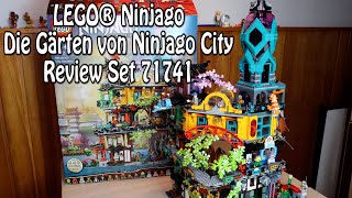 YouTube Thumbnail LEGO-Set der Sets? Review Gärten von Ninjago City (71741)