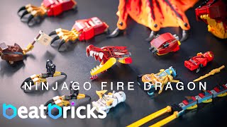 YouTube Thumbnail Lego Fire Dragon Attack | Speed Build | Lego Ninjago 71753