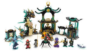 YouTube Thumbnail LEGO Ninjago Set 71755 - Tempel des unendlichen Ozeans / Set zur Staffel 15 / Review deutsch