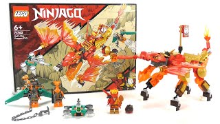 YouTube Thumbnail LEGO Ninjago Set 71762 - Kais Feuerdrache EVO / Review deutsch / 2022