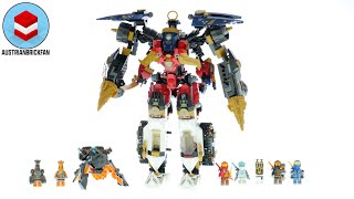 YouTube Thumbnail LEGO Ninjago 71765 Ninja Ultra Combo Mech - LEGO Speed Build Review