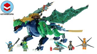 YouTube Thumbnail LEGO Ninjago 71766 Lloyd&#39;s Legendary Dragon - LEGO Speed Build Review