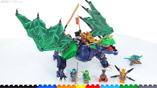 YouTube Thumbnail LEGO Ninjago Lloyd&#39;s Legendary Dragon set 71766 review! Thicc torso, but good sensible build