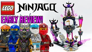 YouTube Thumbnail The Crystal King Temple EARLY Summer 2022 Review! LEGO Ninjago Set 71771