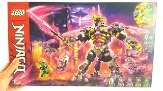 YouTube Thumbnail LEGO Ninjago Crystalized Set 71772 - Der Kristallkönig / Sommer Set 2022 / Review